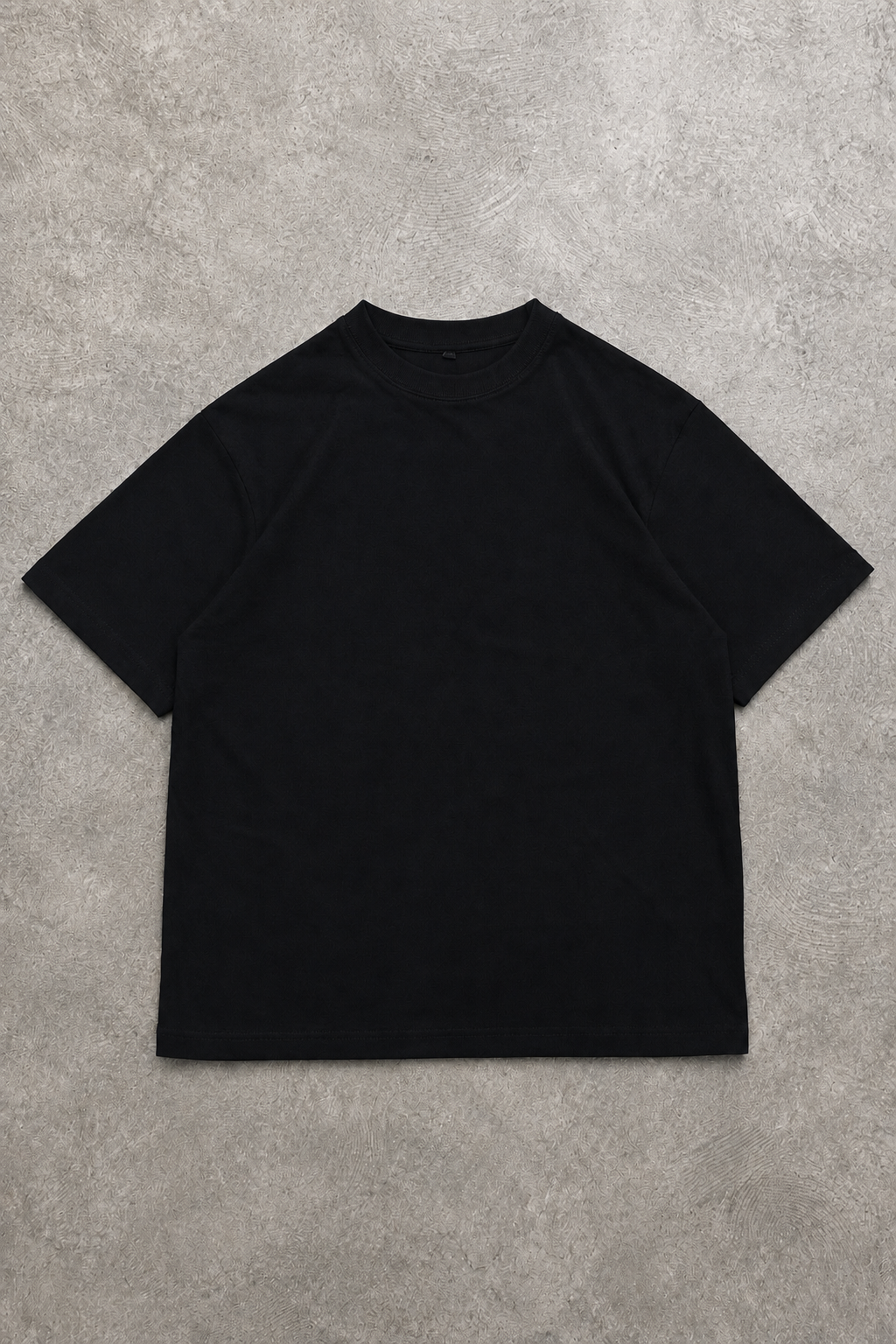 Black Cropped Boxy Tee