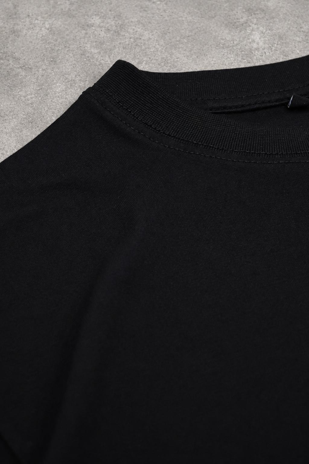 Black Cropped Boxy Tee