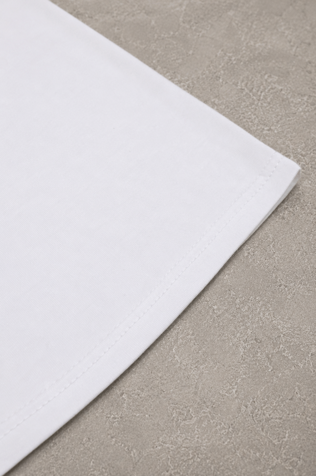 White Cropped Boxy Tee